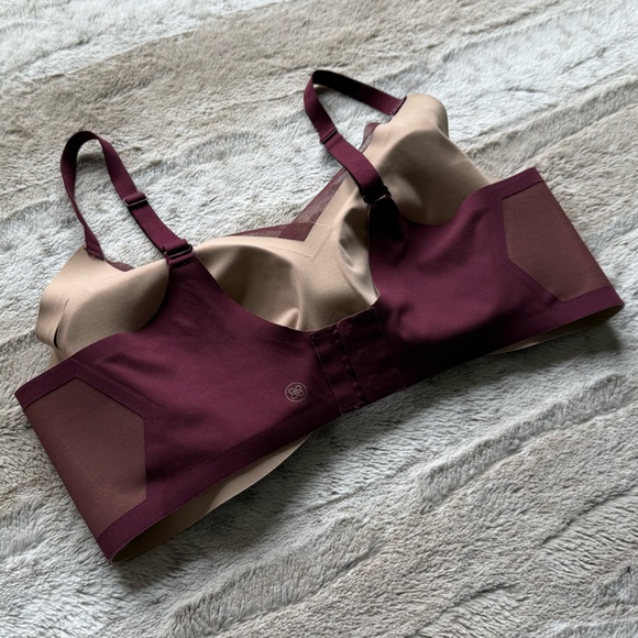 HONEYLOVE CrossOver V-Neck Bra in Fig Size XL - Picture 8 of 11
